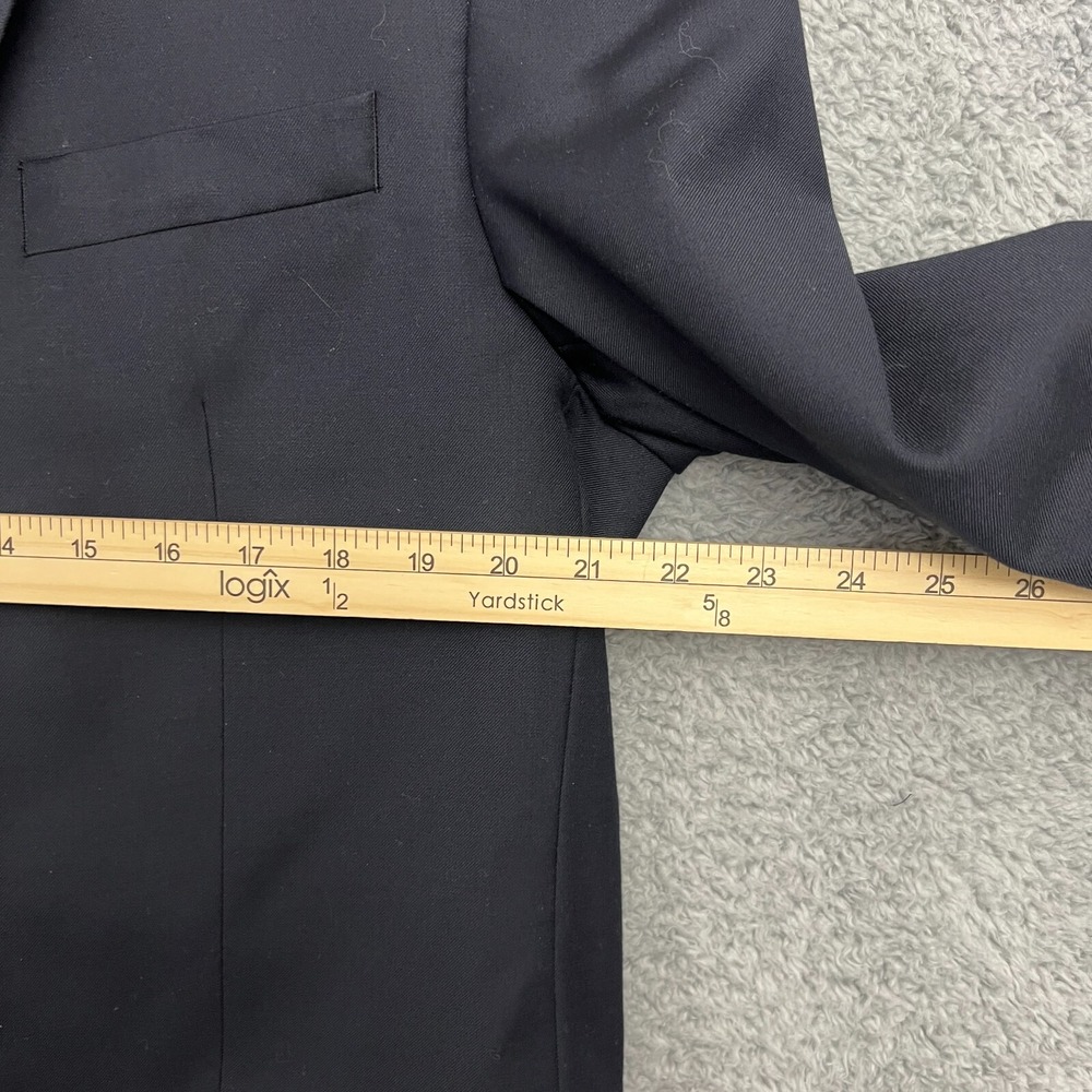 Ralph Lauren Blazer Mens 42R Navy Blue Excellent Two Button Wool Jacket - Picture 14 of 15